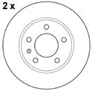 MAPCO 15744/2 Тормозной диск для OPEL OMEGA A (Опель Омэга а) MAPCO 15744/2 Тормозной диск для OPEL OMEGA A (Опель Омэга а)