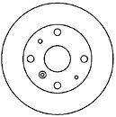 MAPCO 25507 Тормозной диск для DAIHATSU GRAN MOVE (Дайхатсу Гран моvэ) MAPCO 25507 Тормозной диск для DAIHATSU GRAN MOVE (Дайхатсу Гран моvэ)