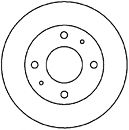 MAPCO 25520 Тормозной диск для HYUNDAI SONATA II (Хендай Соната 2) MAPCO 25520 Тормозной диск для HYUNDAI SONATA II (Хендай Соната 2)