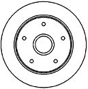 MAPCO 25530 Тормозной диск для MAZDA 626 III (Мазда 626 3) MAPCO 25530 Тормозной диск для MAZDA 626 III (Мазда 626 3)