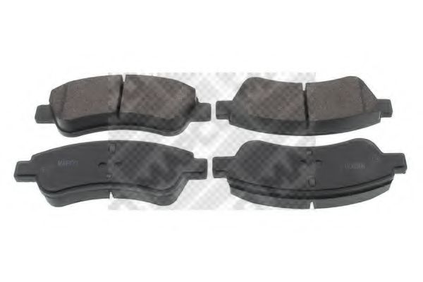 MAPCO 6537 Тормозные колодки для PEUGEOT 207 (Пежо 207) MAPCO 6537 Тормозные колодки для PEUGEOT 207 (Пежо 207)