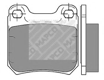 MAPCO 6357 Тормозные колодки для OPEL OMEGA A (Опель Омэга а) MAPCO 6357 Тормозные колодки для OPEL OMEGA A (Опель Омэга а)