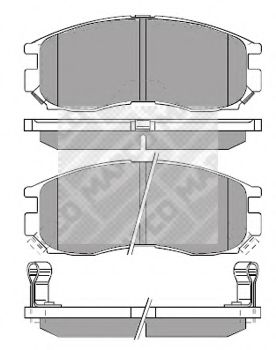 MAPCO 6457 Тормозные колодки для MITSUBISHI ETERNA IV (Митсубиши/митсубиси Этэрна иv) MAPCO 6457 Тормозные колодки для MITSUBISHI ETERNA IV (Митсубиши/митсубиси Этэрна иv)