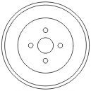 MAPCO 35502 Тормозной барабан 
