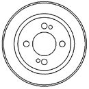 MAPCO 35522 Тормозной барабан 