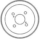 MAPCO 35552 Тормозной барабан 