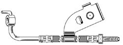 MAPCO 3978 Тормозной шланг для FORD (Форд) MAPCO 3978 Тормозной шланг для FORD (Форд)
