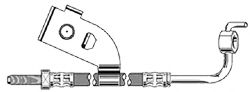 MAPCO 3979 Тормозной шланг для FORD (Форд) MAPCO 3979 Тормозной шланг для FORD (Форд)