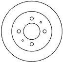 MAPCO 45543 Тормозной диск для MITSUBISHI ETERNA IV (Митсубиши/митсубиси Этэрна иv) MAPCO 45543 Тормозной диск для MITSUBISHI ETERNA IV (Митсубиши/митсубиси Этэрна иv)