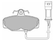 MAPCO 6234 Тормозные колодки для KIA MENTOR (Киа Мэнтор) MAPCO 6234 Тормозные колодки для KIA MENTOR (Киа Мэнтор)
