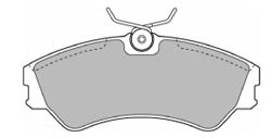 MAPCO 6384 Тормозные колодки для VOLKSWAGEN (Фольксваген) MAPCO 6384 Тормозные колодки для VOLKSWAGEN (Фольксваген)