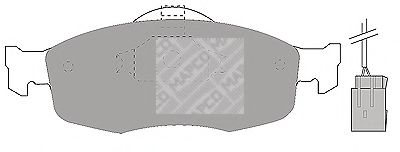 MAPCO 6369 Тормозные колодки для FORD MONDEO (Форд Мондэо) MAPCO 6369 Тормозные колодки для FORD MONDEO (Форд Мондэо)