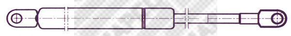MAPCO 20970 Газовая пружина, крышка багажник для SEAT (Сеат) MAPCO 20970 Газовая пружина, крышка багажник для SEAT (Сеат)