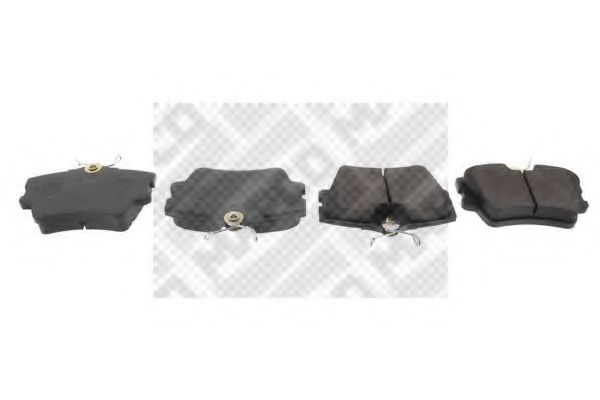 MAPCO 6541 Тормозные колодки для VOLKSWAGEN T4 MULTIVAN (Фольксваген Т4 мултиvан) MAPCO 6541 Тормозные колодки для VOLKSWAGEN T4 MULTIVAN (Фольксваген Т4 мултиvан)