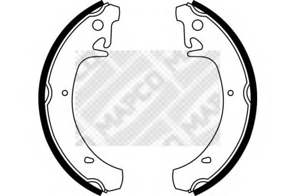 MAPCO 8021 Тормозные колодоки для LADA SAMARA FORMA (Лада Самара форма) MAPCO 8021 Тормозные колодоки для LADA SAMARA FORMA (Лада Самара форма)