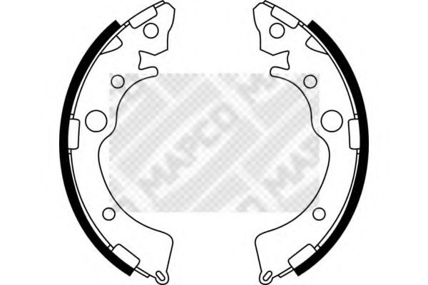 MAPCO 8523 Тормозные колодоки для HONDA CRX II (Хонда Cрх 2) MAPCO 8523 Тормозные колодоки для HONDA CRX II (Хонда Cрх 2)