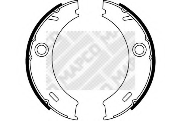 MAPCO 8855 Тормозные колодоки для VOLKSWAGEN LT 28-35 II (Фольксваген Лт 28-35 2) MAPCO 8855 Тормозные колодоки для VOLKSWAGEN LT 28-35 II (Фольксваген Лт 28-35 2)