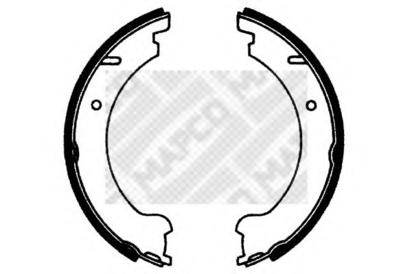 MAPCO 8962 Тормозные колодоки для VOLVO C70 I (Вольво C70 и) MAPCO 8962 Тормозные колодоки для VOLVO C70 I (Вольво C70 и)