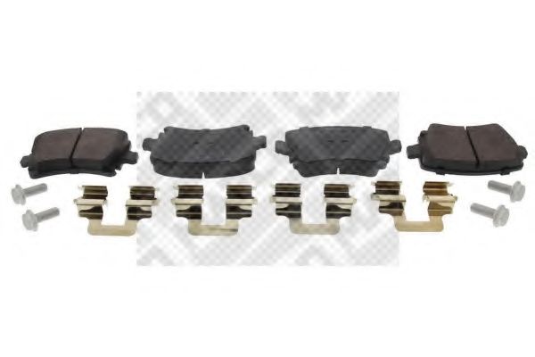 MAPCO 6696 Тормозные колодки для VOLKSWAGEN GOLF V (Фольксваген Гольф 5) MAPCO 6696 Тормозные колодки для VOLKSWAGEN GOLF V (Фольксваген Гольф 5)