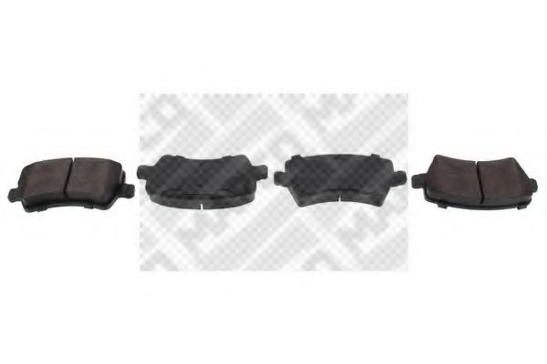 MAPCO 6974 Тормозные колодки для FORD S-MAX (Форд S макс) MAPCO 6974 Тормозные колодки для FORD S-MAX (Форд S макс)