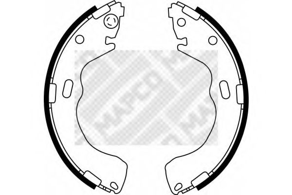 MAPCO 8560 Тормозные колодоки для MAZDA (Мазда) MAPCO 8560 Тормозные колодоки для MAZDA (Мазда)