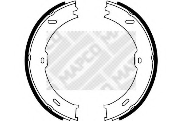 MAPCO 8864 Тормозные колодоки для MERCEDES-BENZ SPRINTER 3,5-T (Мэрcэдэс-бэнз Спринтэр 3,5-т) MAPCO 8864 Тормозные колодоки для MERCEDES-BENZ SPRINTER 3,5-T (Мэрcэдэс-бэнз Спринтэр 3,5-т)