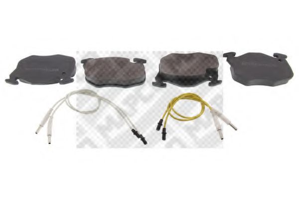 MAPCO 6189 Тормозные колодки для RENAULT CLIO I (Рено Cлио и) MAPCO 6189 Тормозные колодки для RENAULT CLIO I (Рено Cлио и)