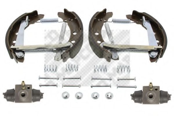 MAPCO 9836 Тормозные колодоки для VOLKSWAGEN CORSAR (Фольксваген Cорсар) MAPCO 9836 Тормозные колодоки для VOLKSWAGEN CORSAR (Фольксваген Cорсар)