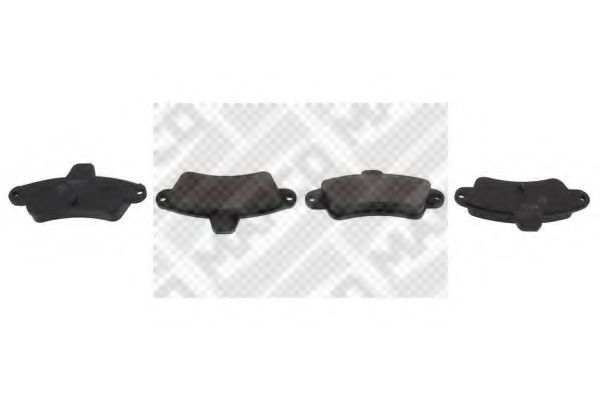 MAPCO 6370 Тормозные колодки для FORD MONDEO (Форд Мондэо) MAPCO 6370 Тормозные колодки для FORD MONDEO (Форд Мондэо)
