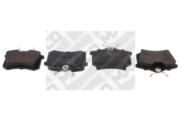 MAPCO 6579 Тормозные колодки для RENAULT SCNIC I (Рено Сценик и) MAPCO 6579 Тормозные колодки для RENAULT SCNIC I (Рено Сценик и)
