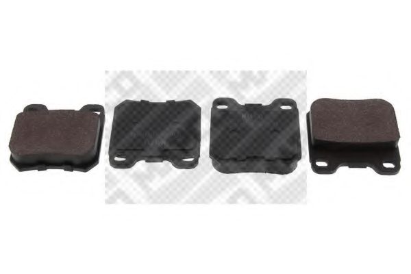 MAPCO 6356 Тормозные колодки для OPEL OMEGA A (Опель Омэга а) MAPCO 6356 Тормозные колодки для OPEL OMEGA A (Опель Омэга а)