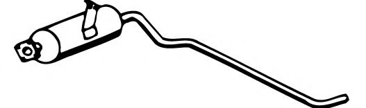 FONOS 631409 Глушитель выхлопных газов конечный 