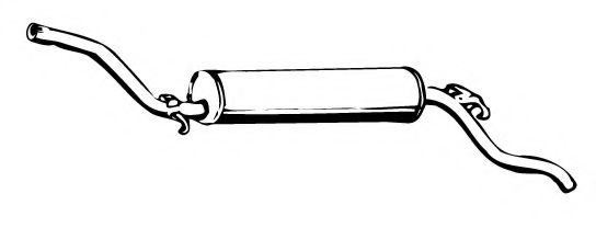 FONOS 618192 Глушитель выхлопных газов конечный 