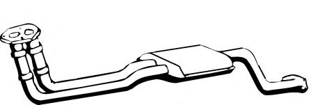 FONOS 805385 Предглушитель выхлопных газов для MERCEDESBENZ (Мерседес бенц)