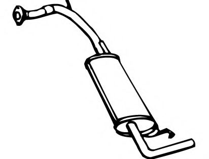 FONOS 620509 Глушитель выхлопных газов конечный 