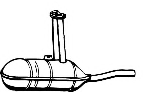 FONOS 806553 Глушитель выхлопных газов конечный 