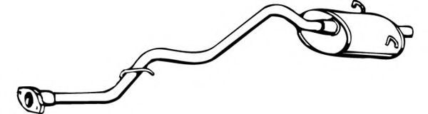 FONOS 620117 Глушитель выхлопных газов конечный 