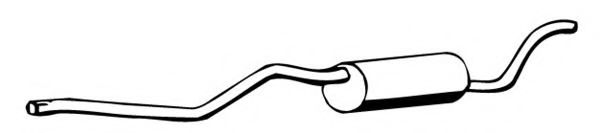 FONOS 619584 Глушитель выхлопных газов конечный 