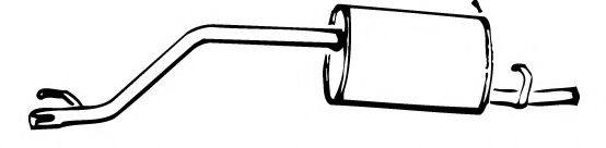 FONOS 610116 Глушитель выхлопных газов конечный для FIAT PANDA (Фиат Панда) FONOS 610116 Глушитель выхлопных газов конечный для FIAT PANDA (Фиат Панда)