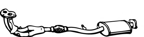 FONOS 812372 Предглушитель выхлопных газов 