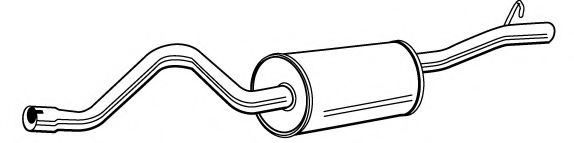 FONOS 670732 Глушитель выхлопных газов конечный 