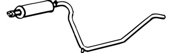 FONOS 13109 Средний глушитель выхлопных газов для OPEL KADETT E COMBO (Опель Кадэтт э комбо) FONOS 13109 Средний глушитель выхлопных газов для OPEL KADETT E COMBO (Опель Кадэтт э комбо)