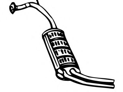 FONOS 620899 Глушитель выхлопных газов конечный 