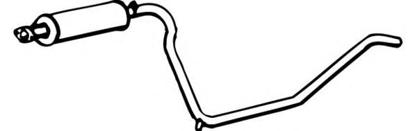 FONOS 617390 Средний глушитель выхлопных газов для OPEL KADETT E COMBO (Опель Кадэтт э комбо) FONOS 617390 Средний глушитель выхлопных газов для OPEL KADETT E COMBO (Опель Кадэтт э комбо)