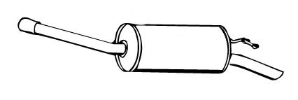 FONOS 619978 Глушитель выхлопных газов конечный 