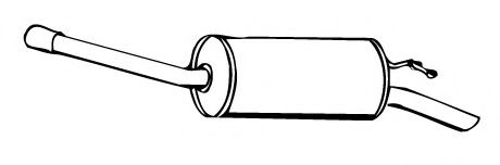 FONOS 619982 Глушитель выхлопных газов конечный 