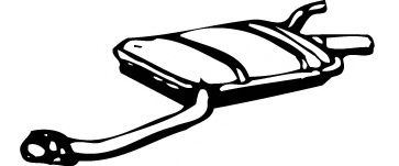 FONOS 815300 Средний глушитель выхлопных газов для MERCEDESBENZ (Мерседес бенц) FONOS 815300 Средний глушитель выхлопных газов для MERCEDESBENZ (Мерседес бенц)