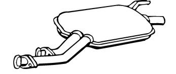 FONOS 15308 Средний глушитель выхлопных газов для MERCEDESBENZ (Мерседес бенц) FONOS 15308 Средний глушитель выхлопных газов для MERCEDESBENZ (Мерседес бенц)