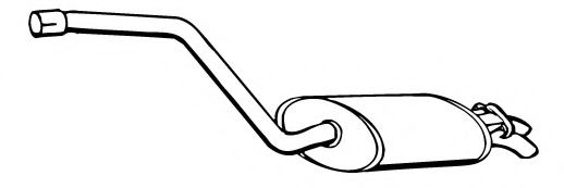 FONOS 618188 Глушитель выхлопных газов конечный 