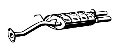 FONOS 620421 Глушитель выхлопных газов конечный 